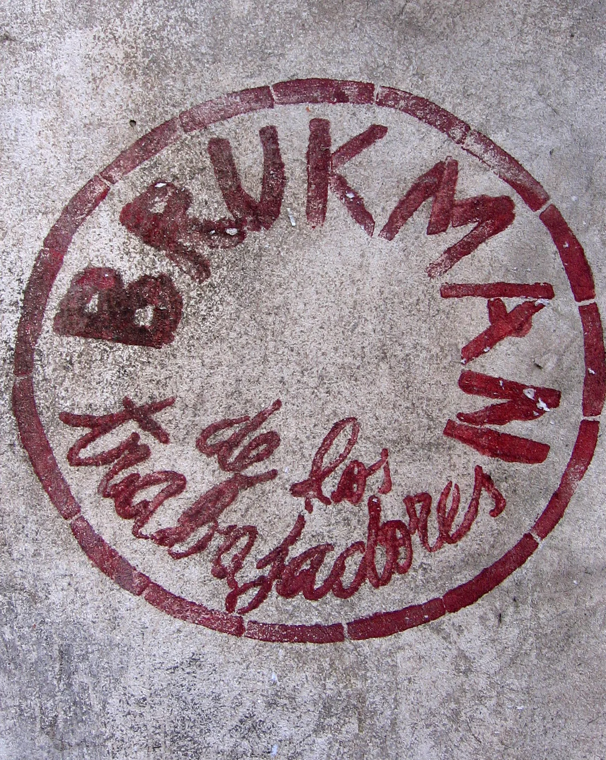 Brukman factory graffiti